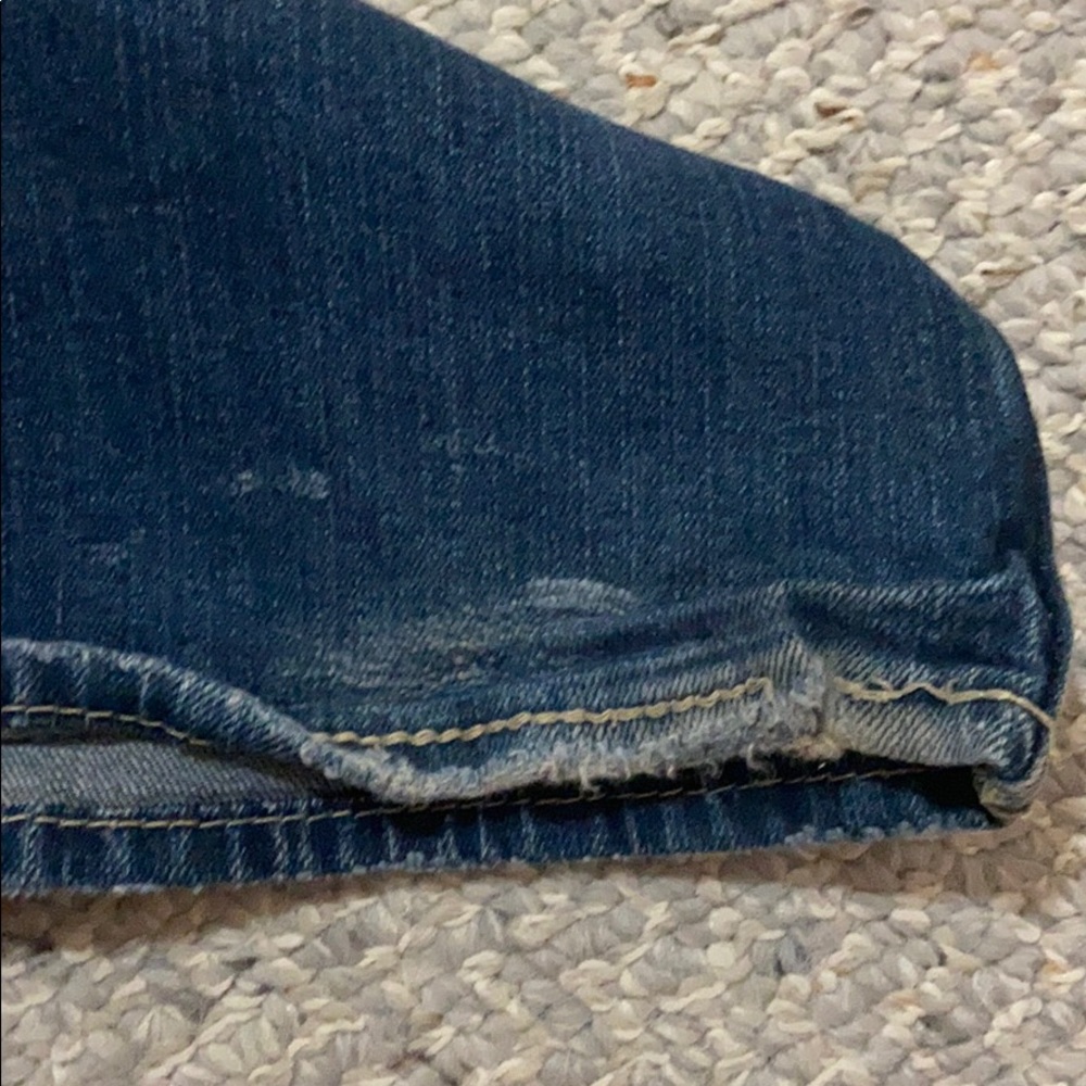 Silver Bootcut Ripped Jeans - Picture 6 of 7